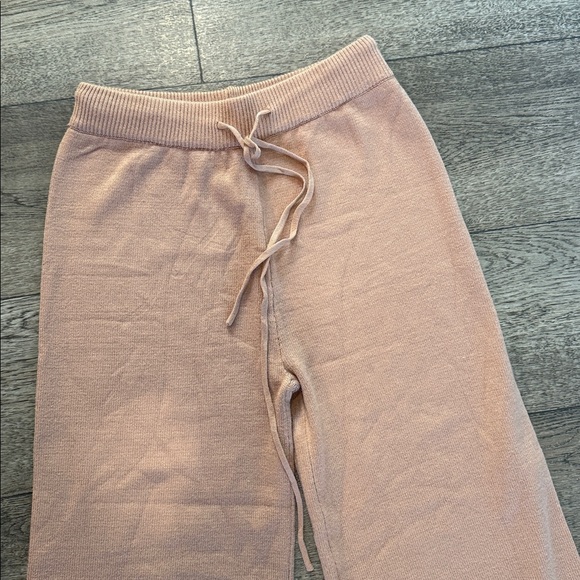 Women's Tan Knit Sweater and Pants Set - Picture 3 of 10